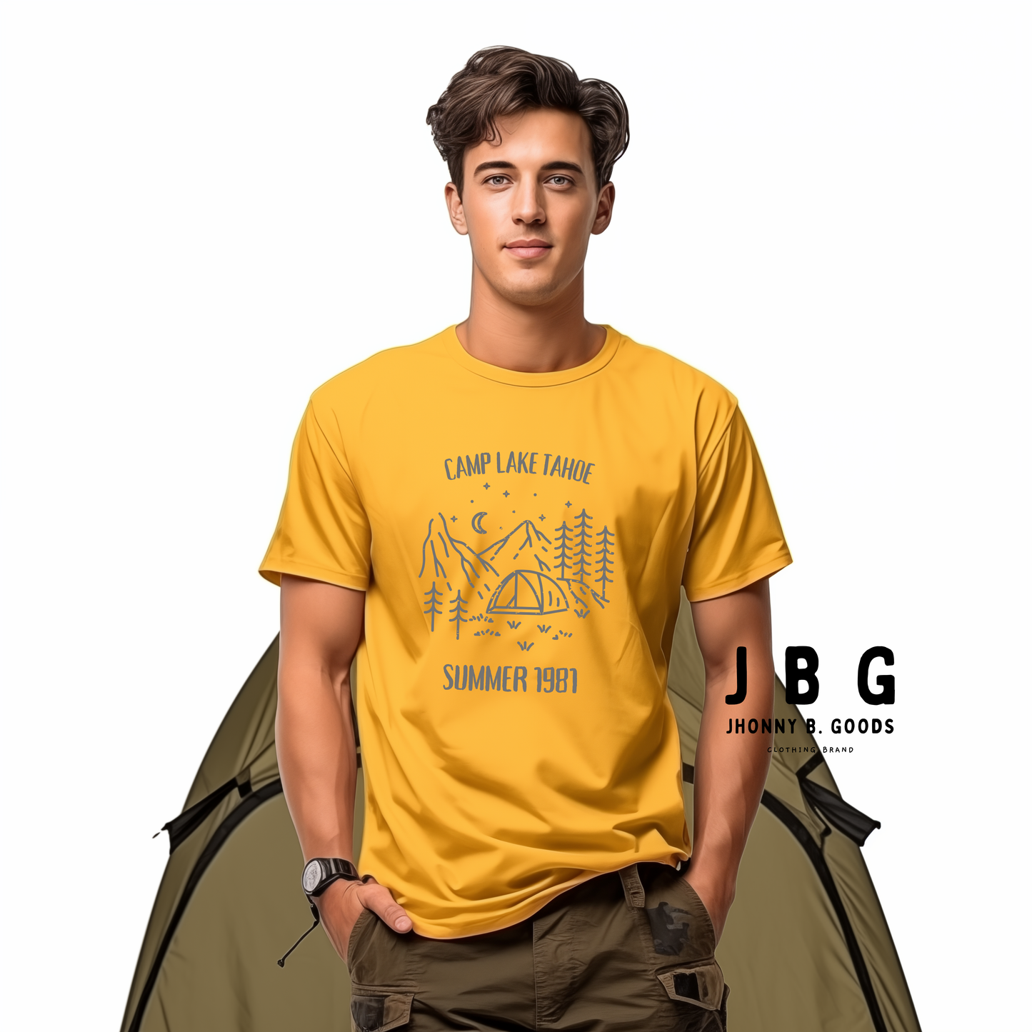 Lake Tahoe Vintage Summer camp Men's classic tee - Jhonnybgoods