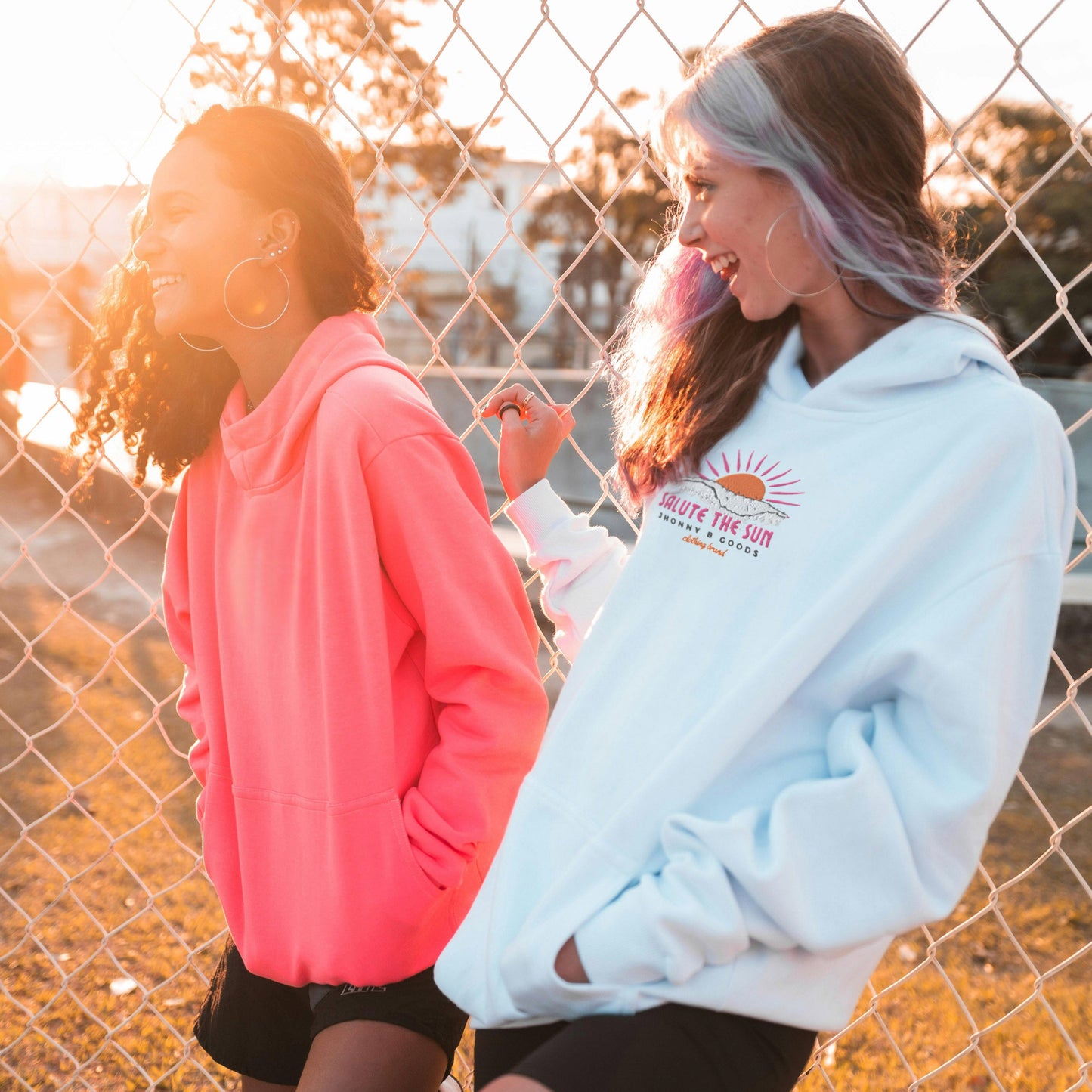 Salute The Sun - Embroidered mid-weight Surf & Skate hoodie