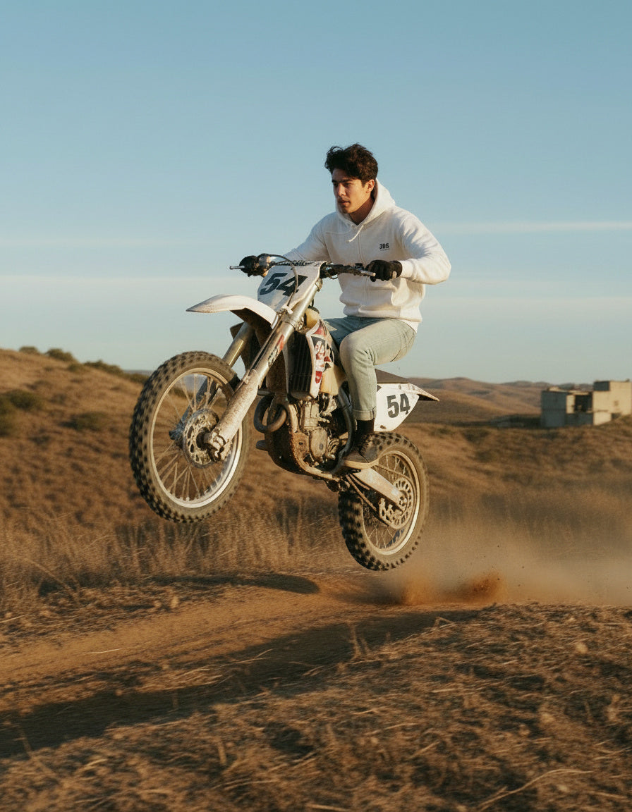 Jhonny B Goods Road Trip Men’s Premium Full Zip Hoodie – Soft, Warm, Recycled Cotton Blend