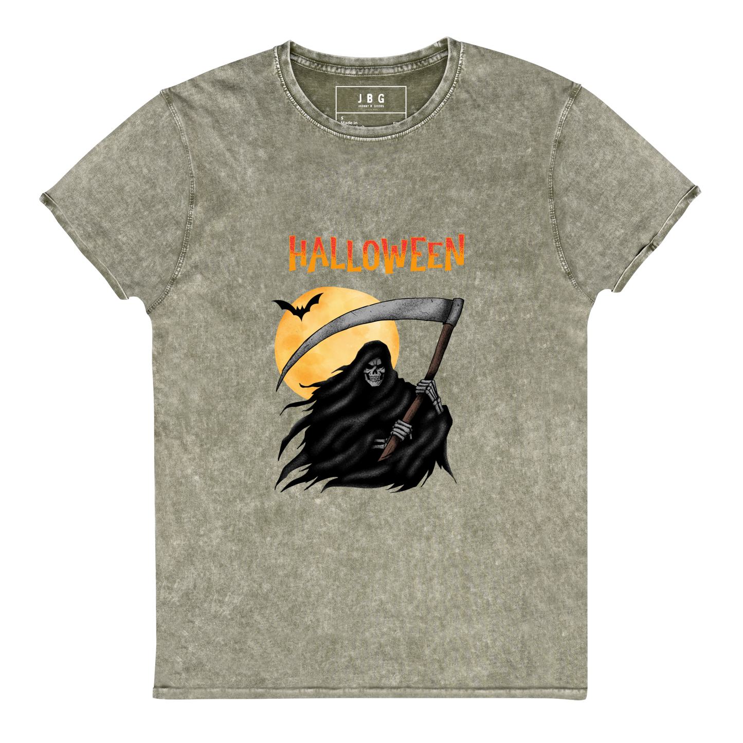 Halloween Unisex Denim T-Shirt