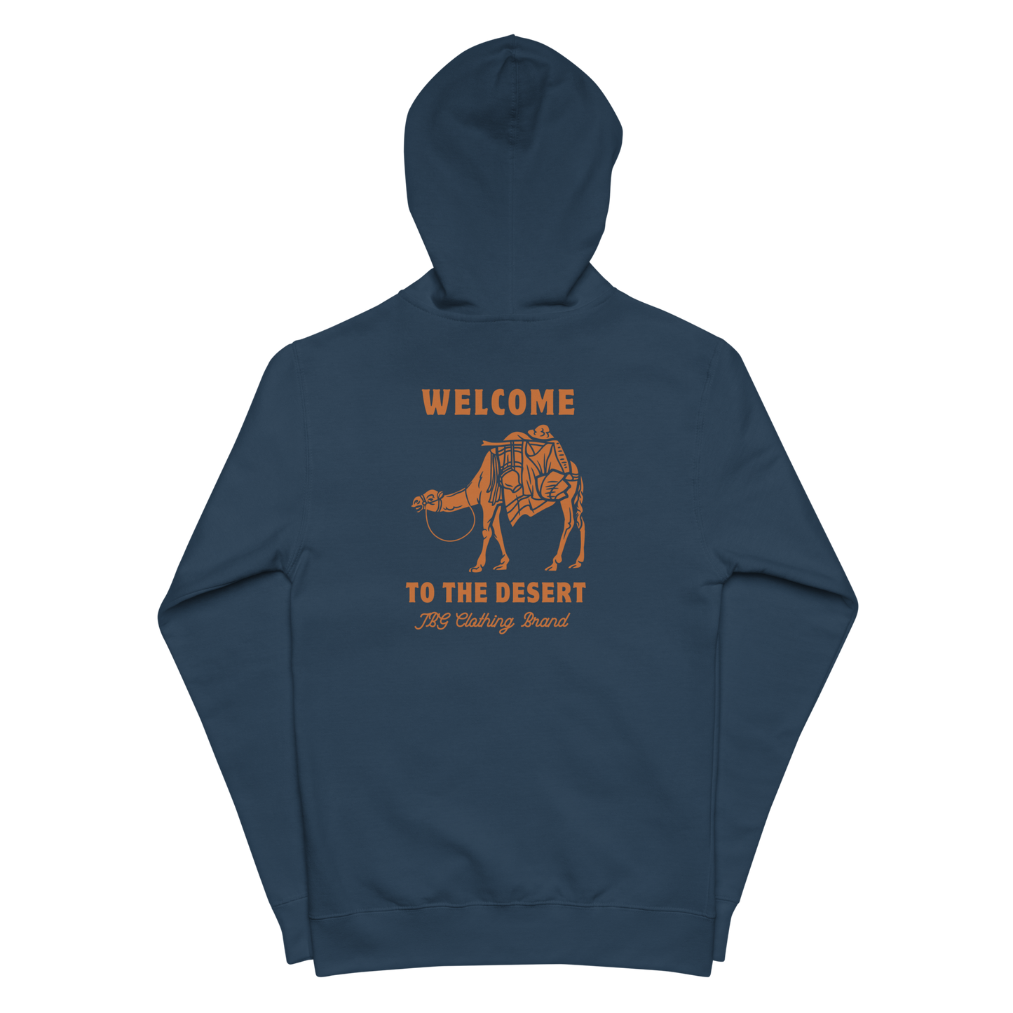 Welcome to The Desert Men's fleece zip up hoodie