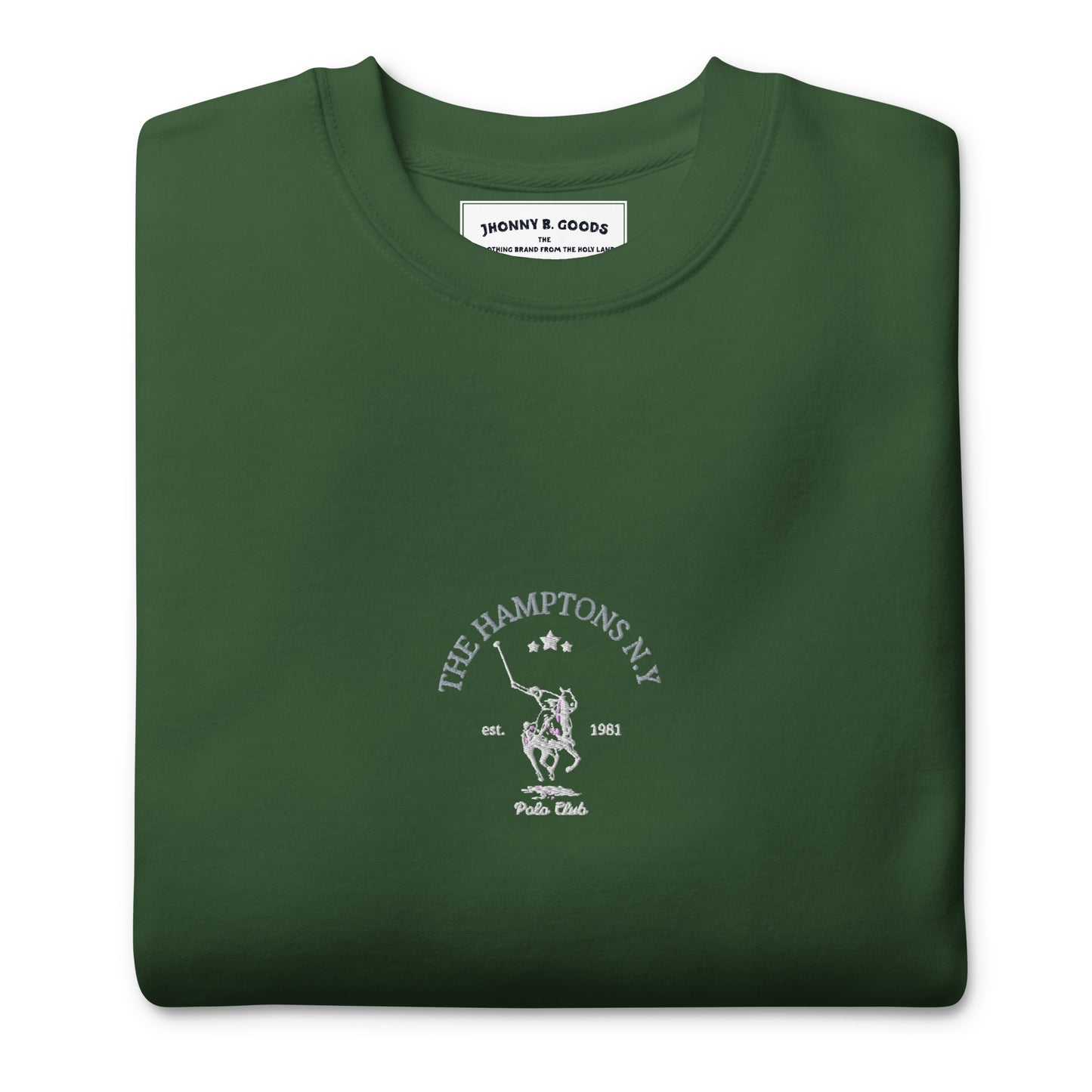The Hamptons Polo Club Embroidered Unisex Premium Sweatshirt - Jhonnybgoods