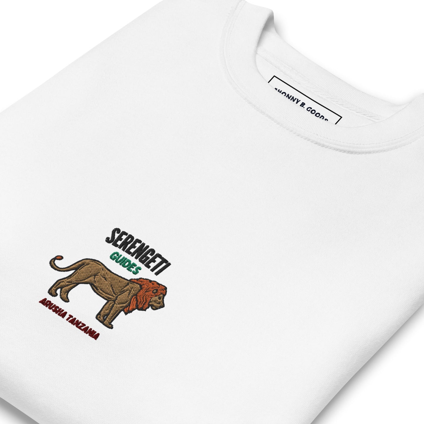 Serengeti Embroidered women's Premium Sweatshirt - Jhonnybgoods