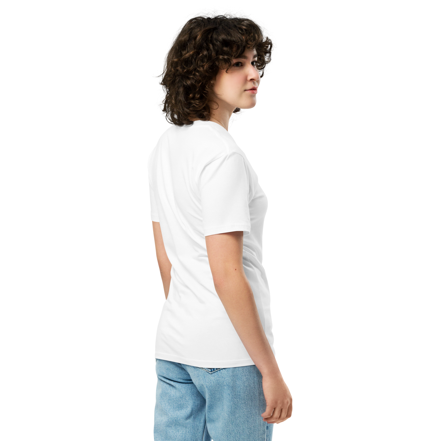 Here With my Boo Women's premium t-shirt