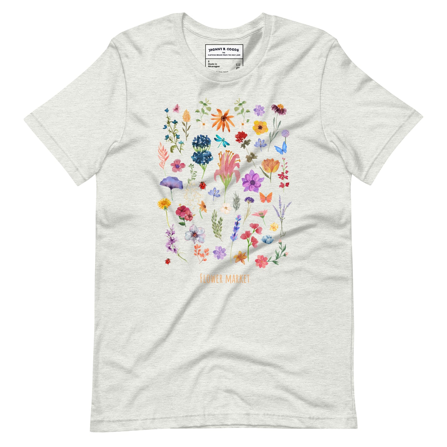 Flowers Market women's t-shirt - Jhonnybgoods