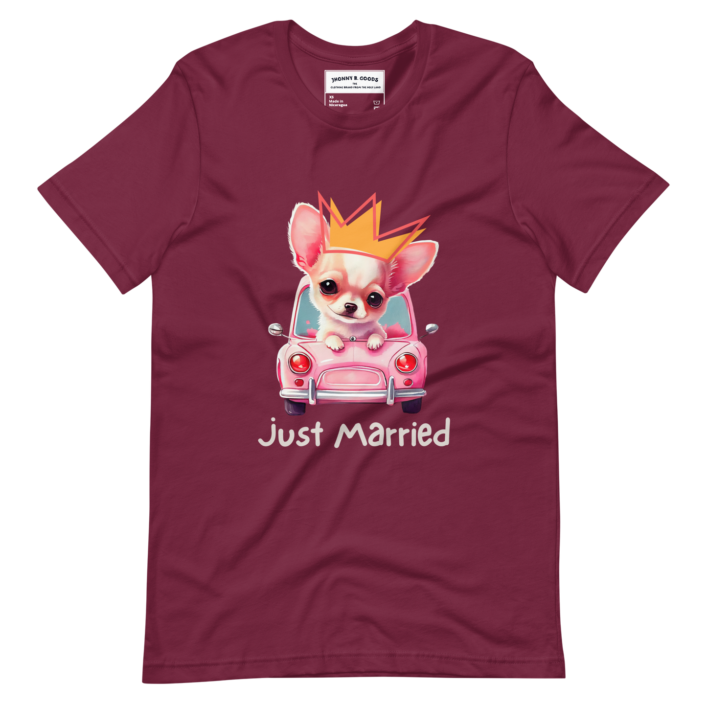 Just Married dogs women's t-shirt - Jhonnybgoods