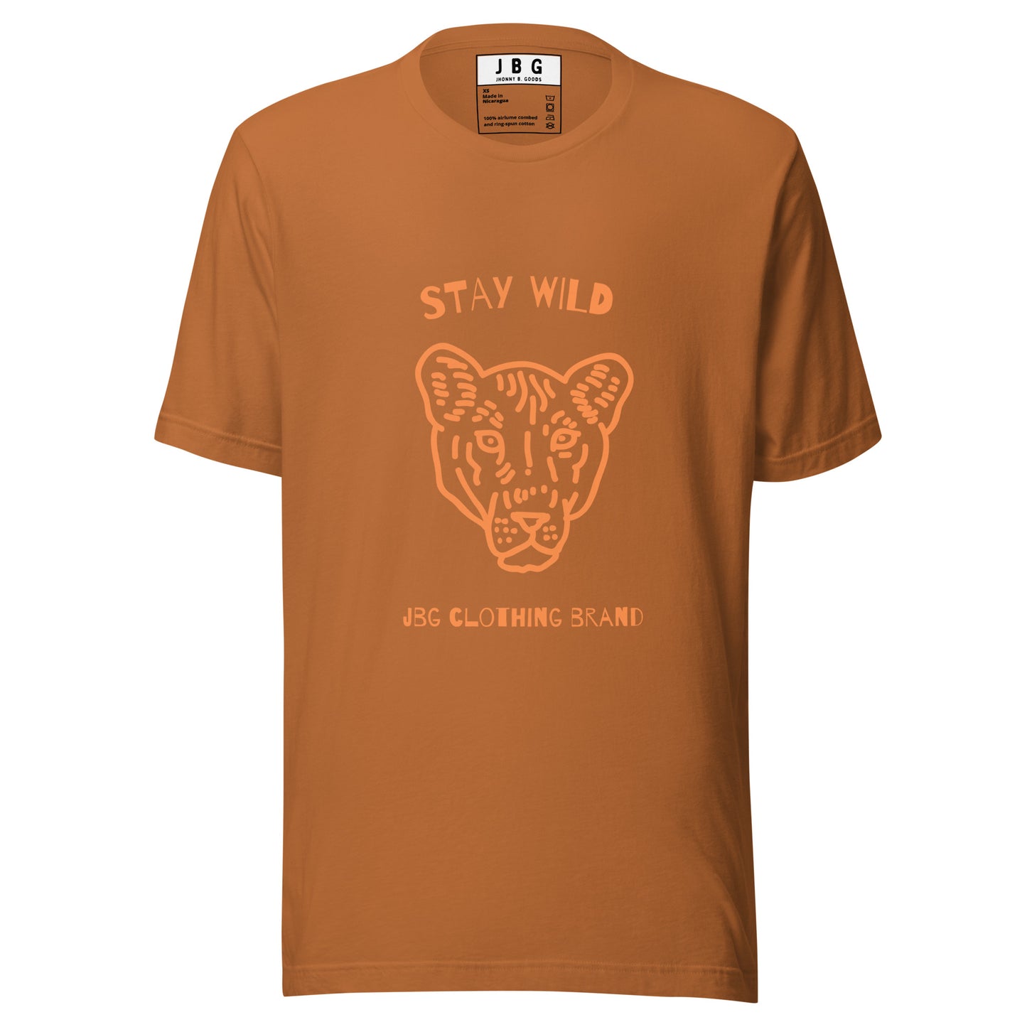 Stay Wild Tiger Unisex t-shirt - Jhonnybgoods