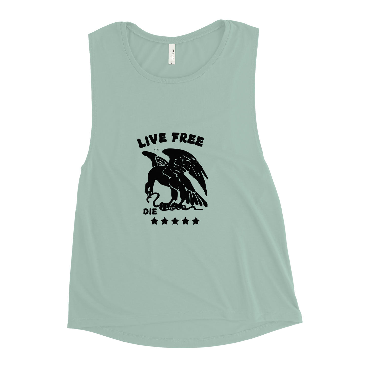 Live Free or Die Ladies’ Muscle Tank