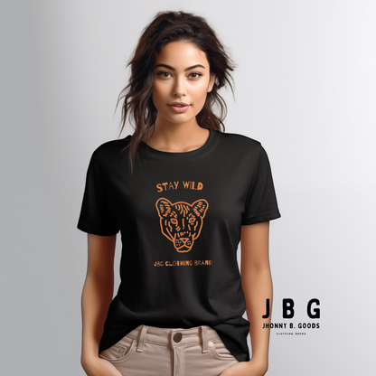 Stay Wild Tiger women t-shirt