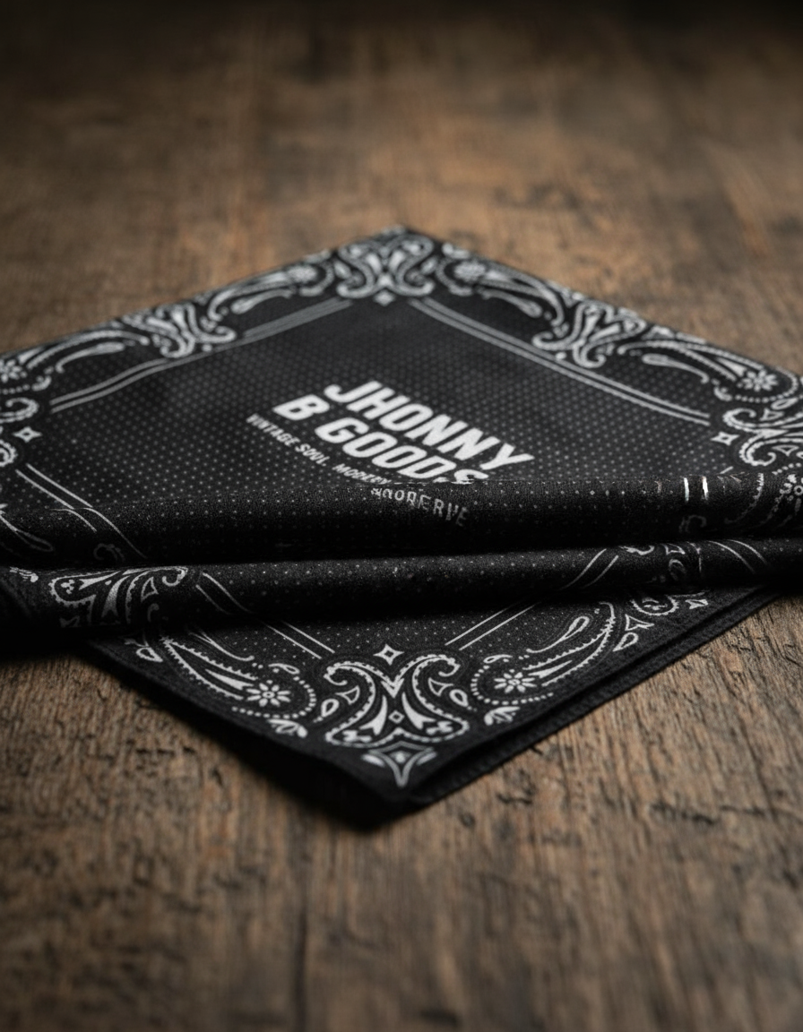 Jhonny B Goods Bandana Black