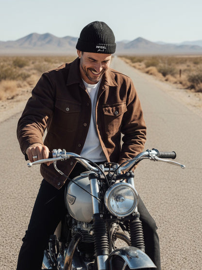 Infadel – Embroidered Fisherman Beanie | Classic Ribbed Knit Streetwear Hat