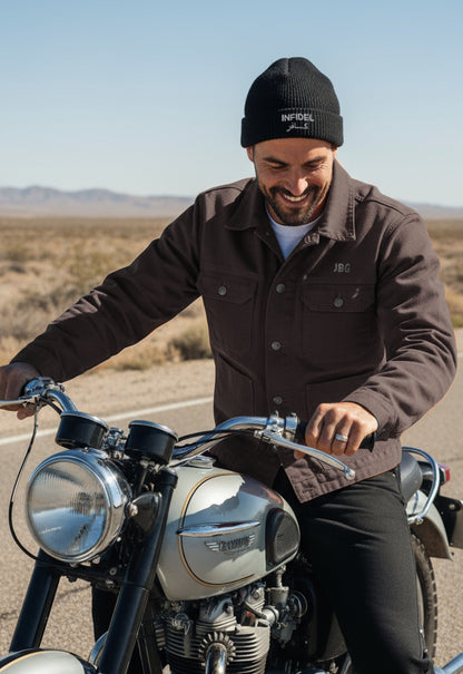 Infadel – Embroidered Fisherman Beanie | Classic Ribbed Knit Streetwear Hat