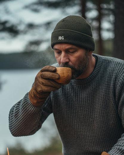JBG Basic - Embroiderd fishermen beanie