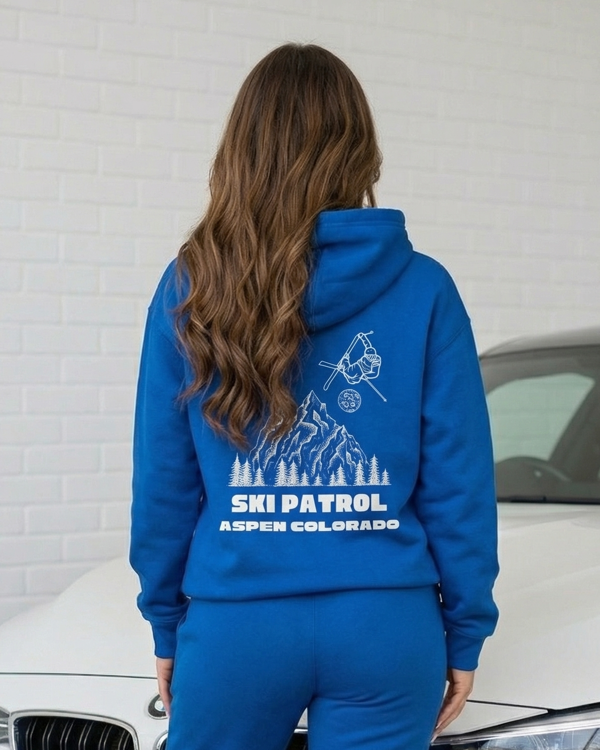 jbg royal blue ski hoodie