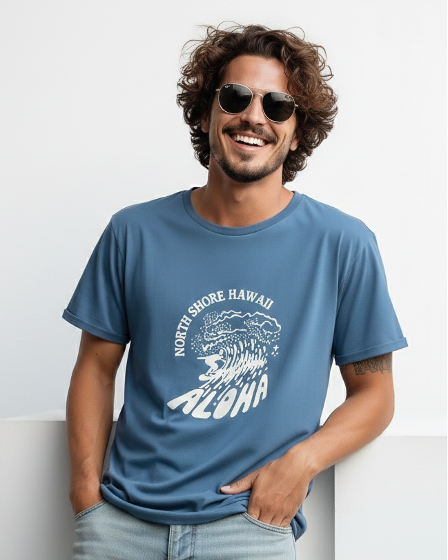 Aloha North Shore Men's classic tee - Jhonnybgoods