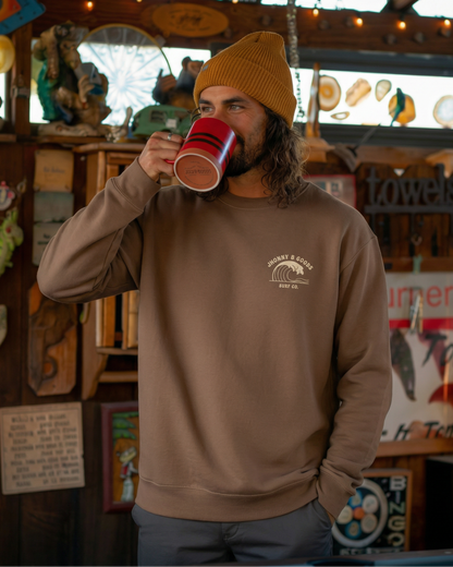 JBG Surf Camp - men's - Vintage Surf fleece sweatshirt - Jhonnybgoods