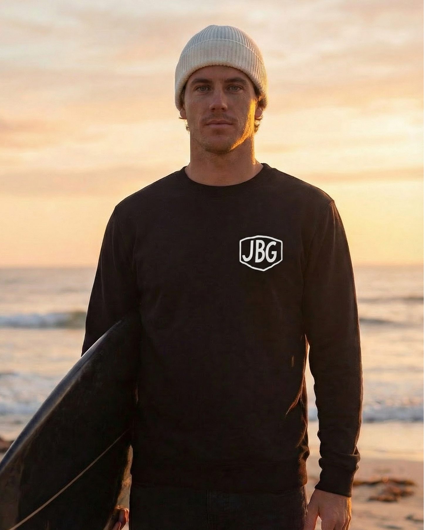 JBG Surf Camp – Men’s Vintage Surf Fleece Sweatshirt - Jhonnybgoods
