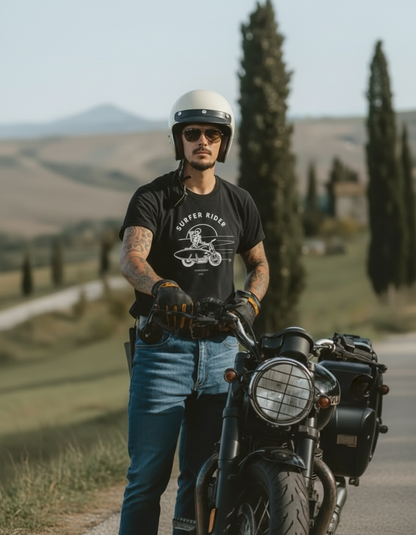 Surfer Rider men Vintage -Surf heavyweight tee - Jhonnybgoods