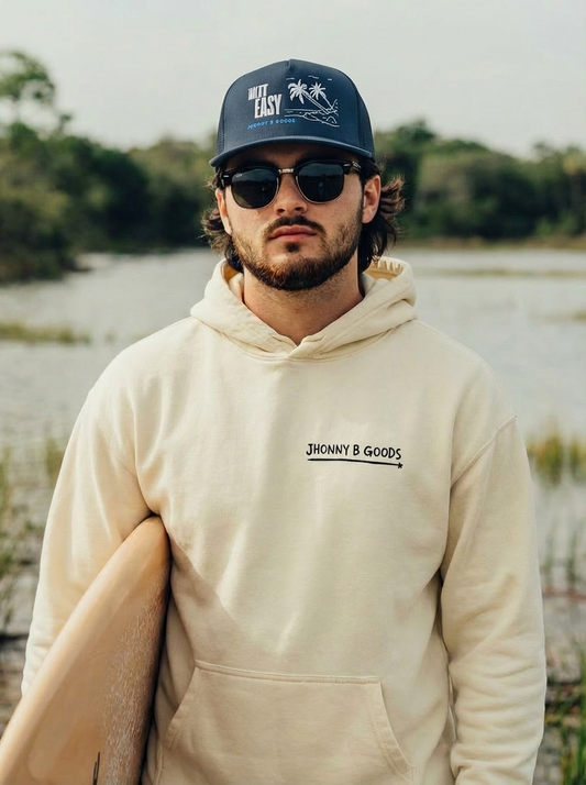 Lost in Paradise - men's Vintage surf lightweight hoodie - Jhonnybgoods