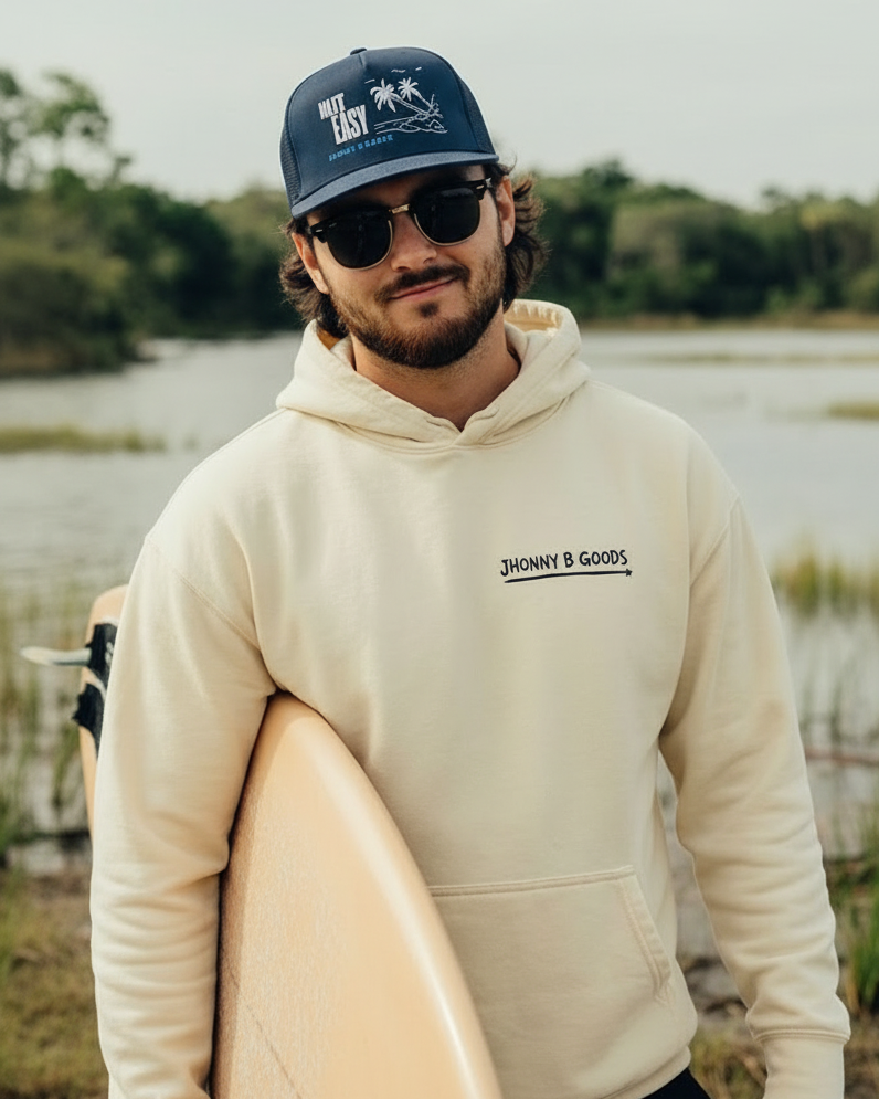 Lost in Paradise - men's Vintage surf lightweight hoodie - Jhonnybgoods