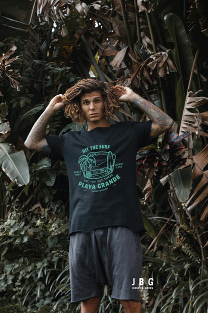 Playa Grande men garment-dyed heavyweight t-shirt - Jhonnybgoods