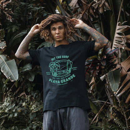 Playa Grande men garment-dyed heavyweight t-shirt - Jhonnybgoods