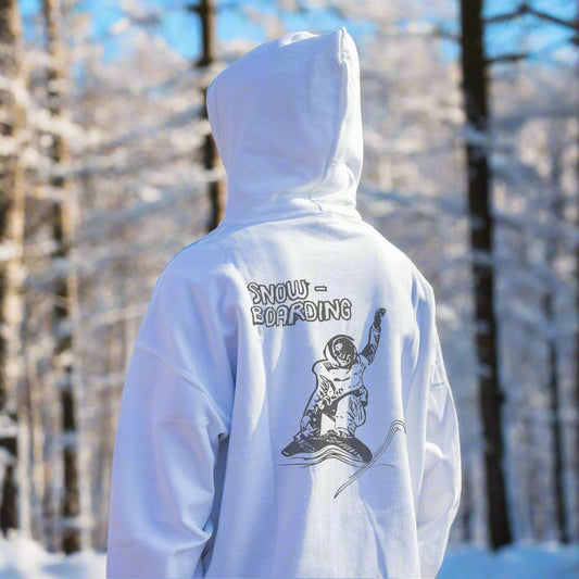 Snow-Boarding Men's eco raglan hoodie