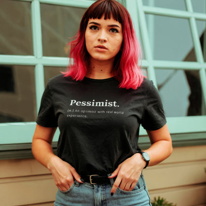 Pessimist - Women’s high waisted t-shirt