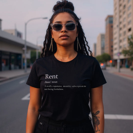 Rent - Women’s high-waisted t-shirt