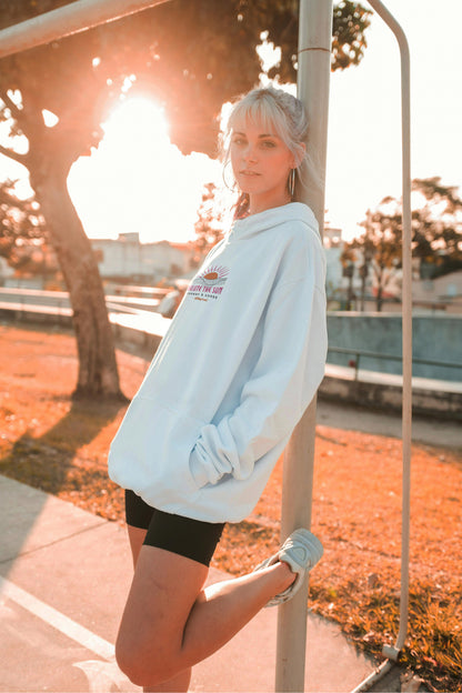 Salute The Sun -  Embroidered mid-weight Surf & Skate hoodie