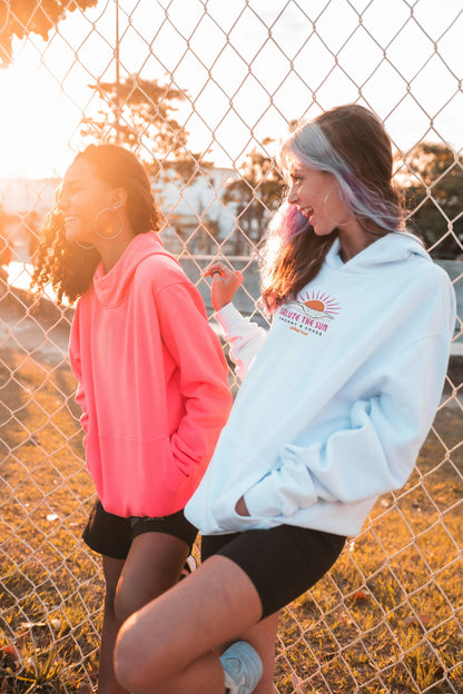 Salute The Sun -  Embroidered mid-weight Surf & Skate hoodie