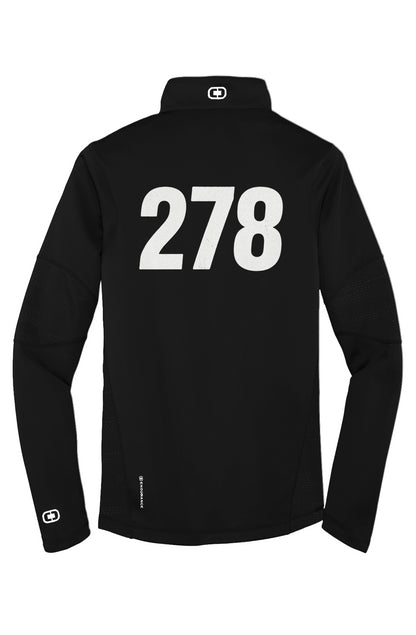 Vintage Motorcycle Racer Legend 278 - men's Fulcrum Quarter Zip jacket