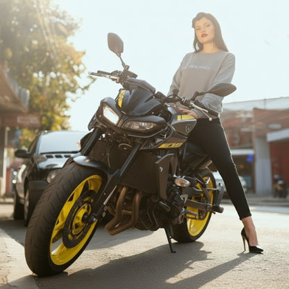 Unfiltered - Women's embroidered garment-dyed sweatshirt