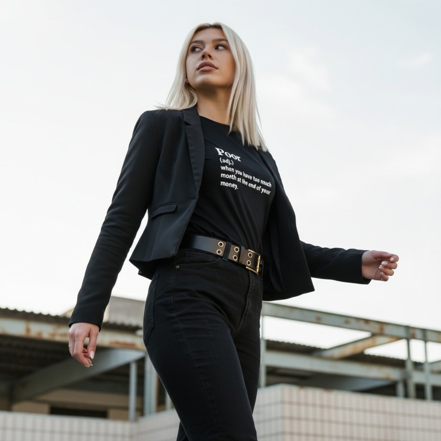 Poor - Women's Soft T-Shirt