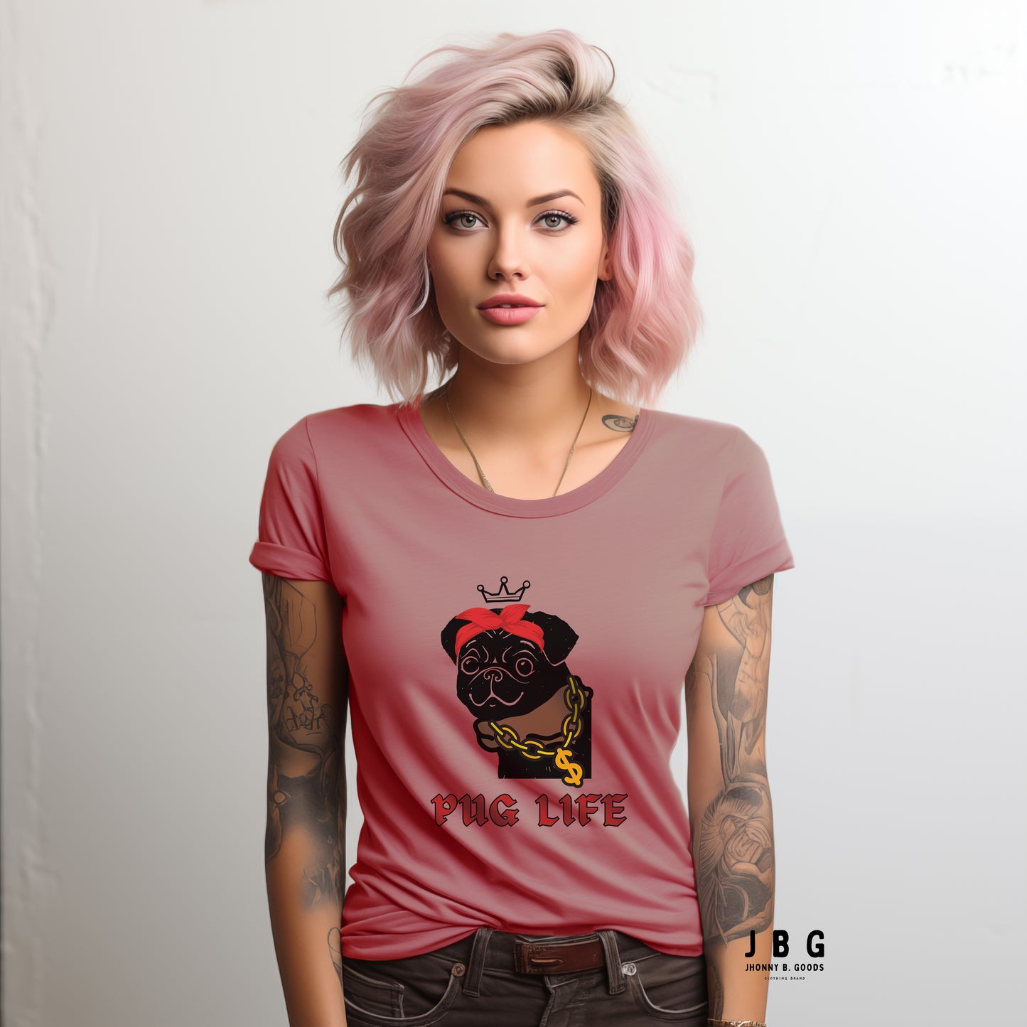 Pug Life Women's Relaxed T-Shirt