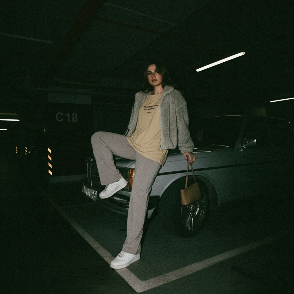 Trust Me You Can Dance Oversized faded t-shirt