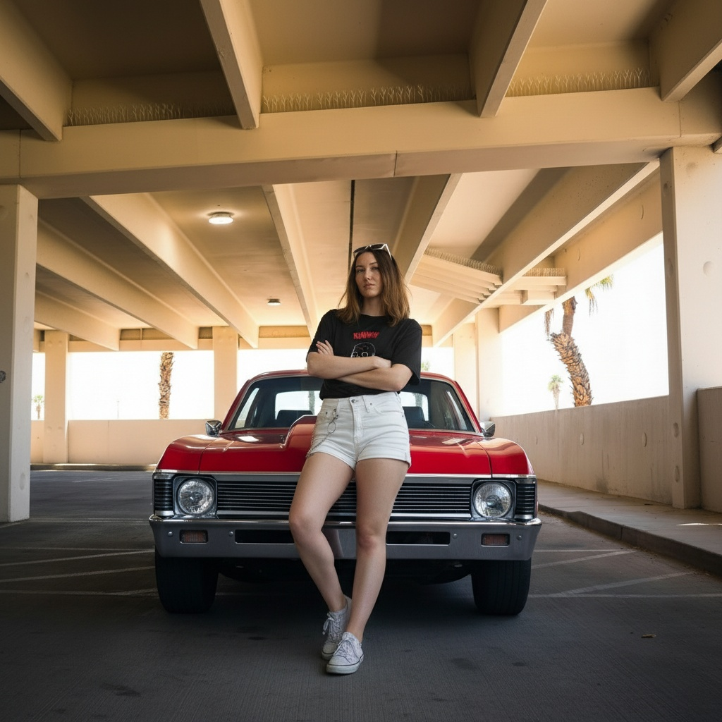 Runnin on empty women's garment-dyed heavyweight t-shirt - Jhonnybgoods