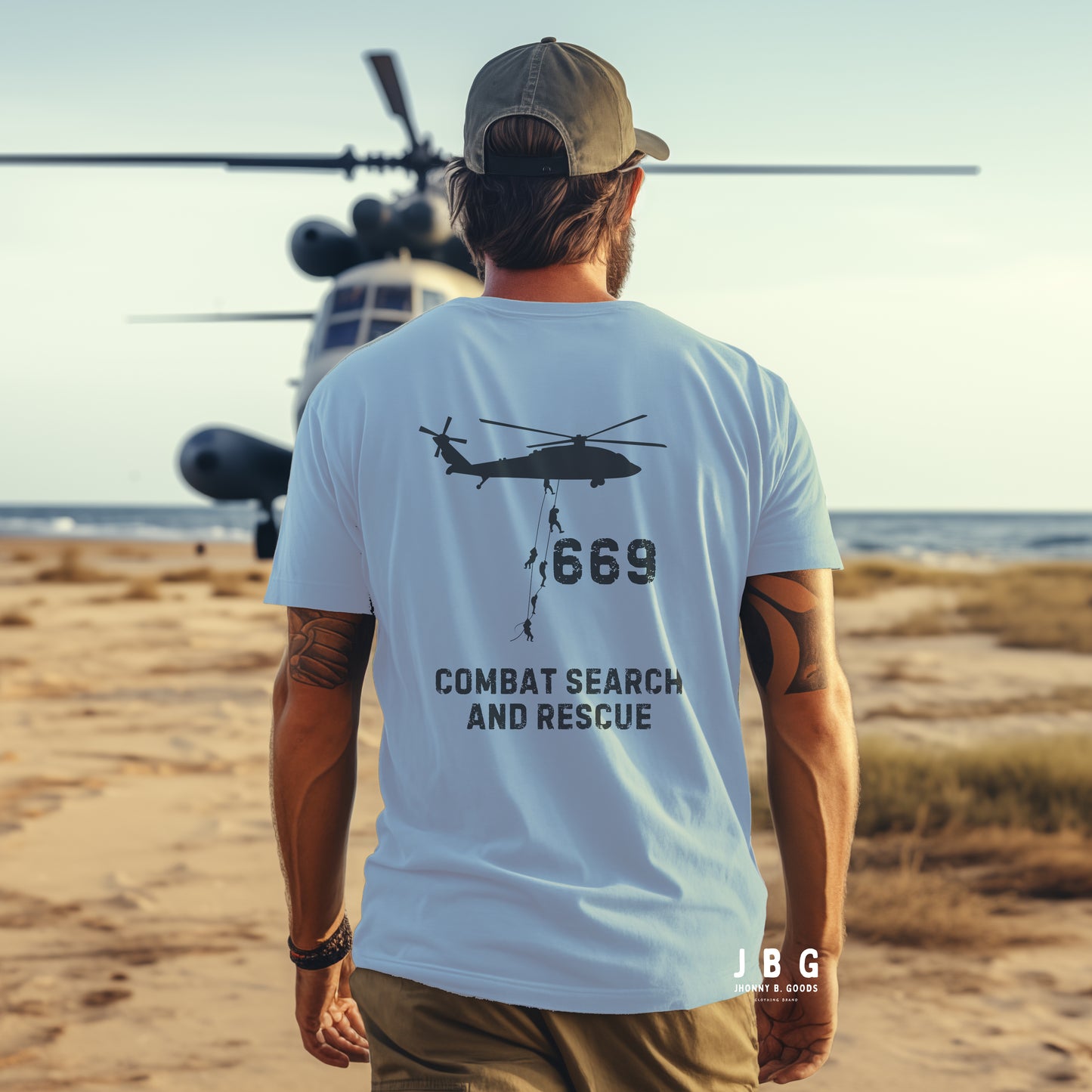 669 Combat Search and rescue Men's classic tee