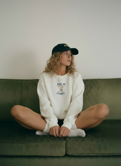 Pier39 Running Club Embroidered women's Sweatshirt - Jhonnybgoods