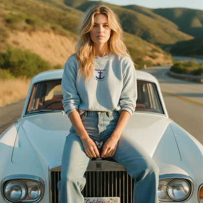 Nantucket Yacht Club Embroidered women's Sweatshirt - Jhonnybgoods