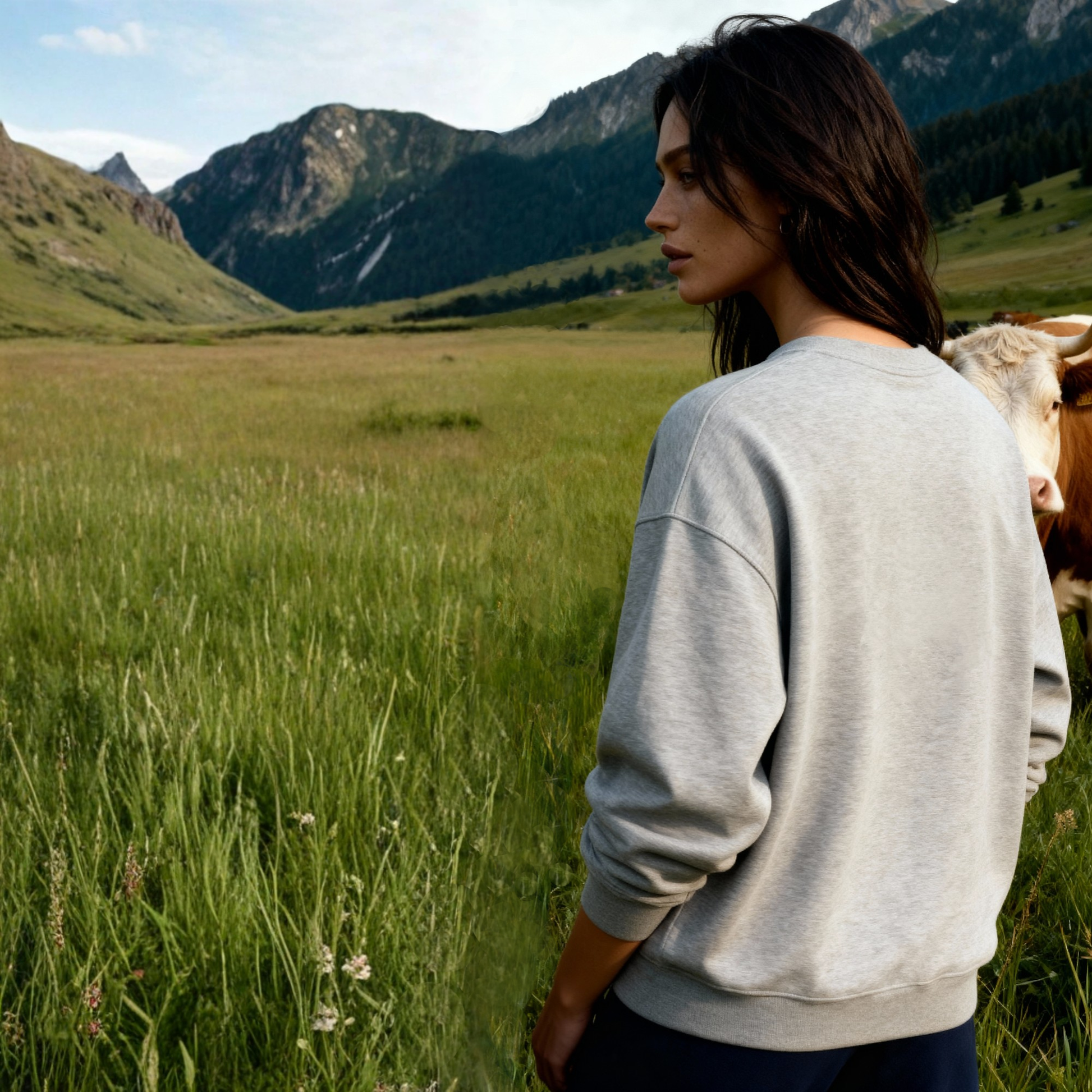 Val D'isere Glacier Skiing Embroidered women's Premium Sweatshirt - Jhonnybgoods