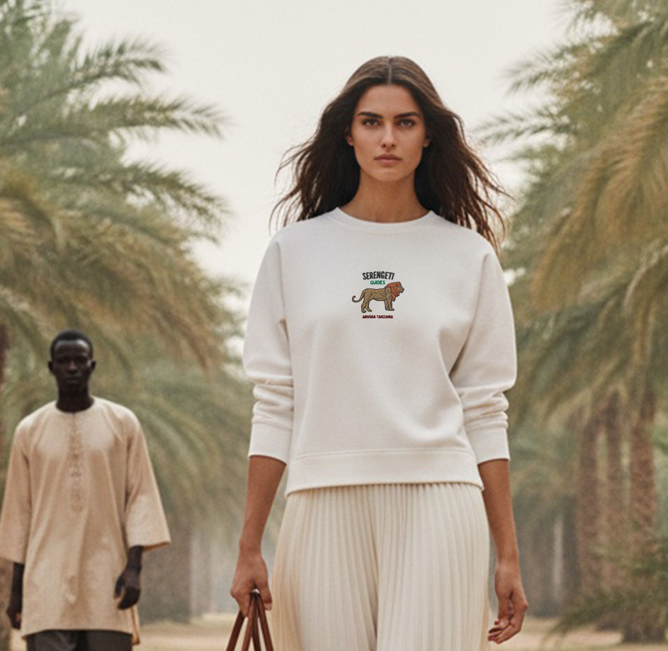 Serengeti Embroidered women's Premium Sweatshirt - Jhonnybgoods