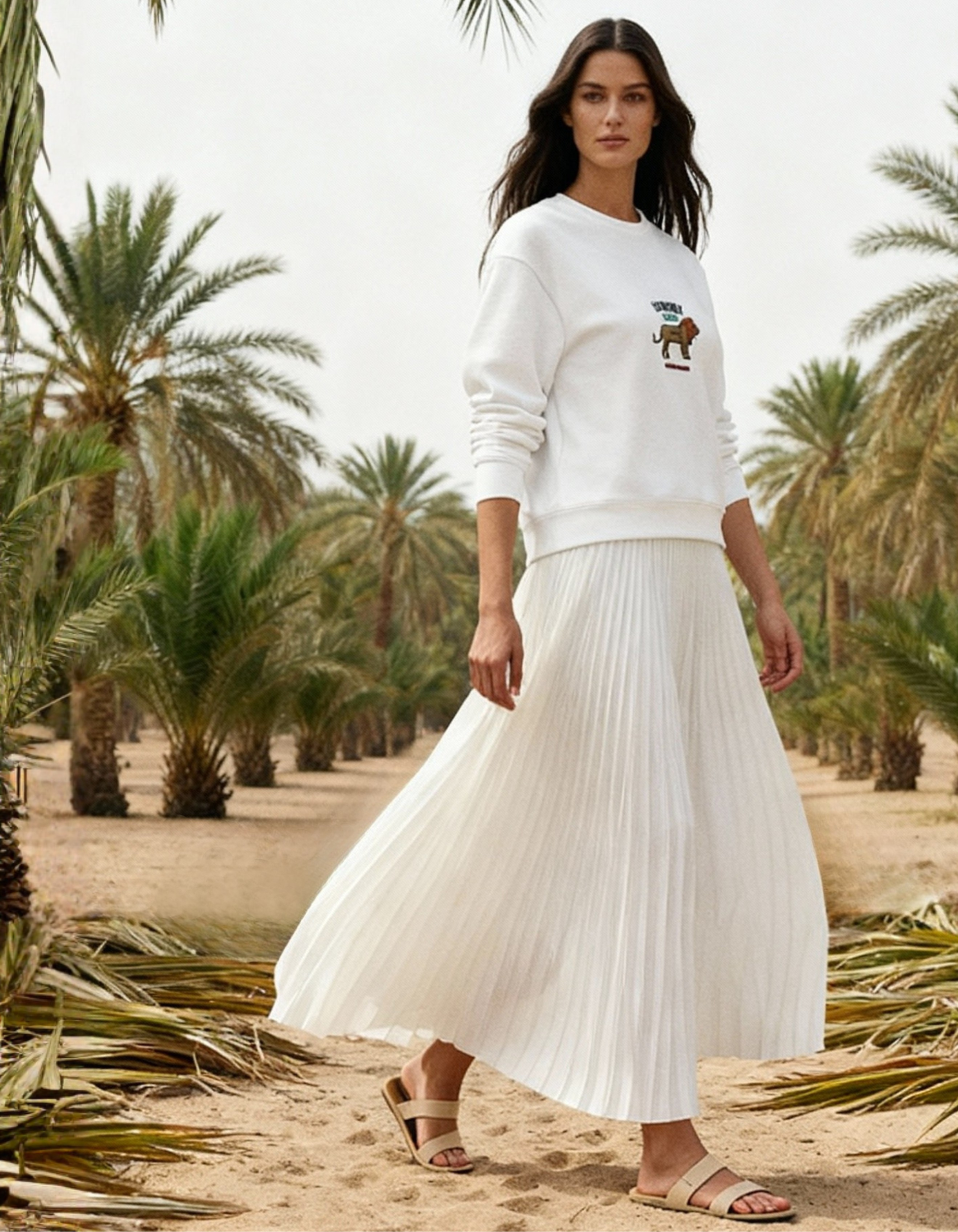 Serengeti Embroidered women's Premium Sweatshirt - Jhonnybgoods