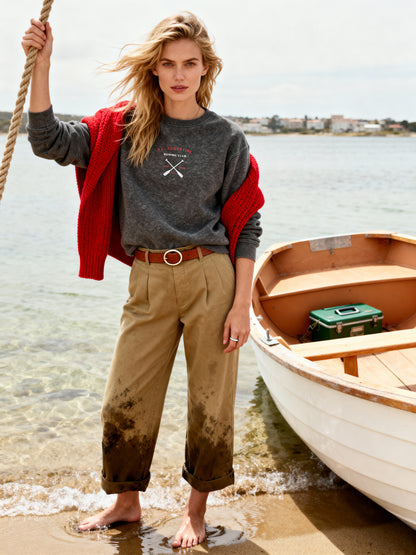 St. Augustine Rowing Club Embroidered women Premium Sweatshirt - Jhonnybgoods