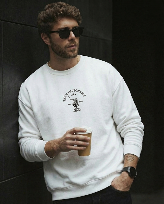 The Hamptons New York Polo Club Embroidered men Premium Sweatshirt - Jhonnybgoods