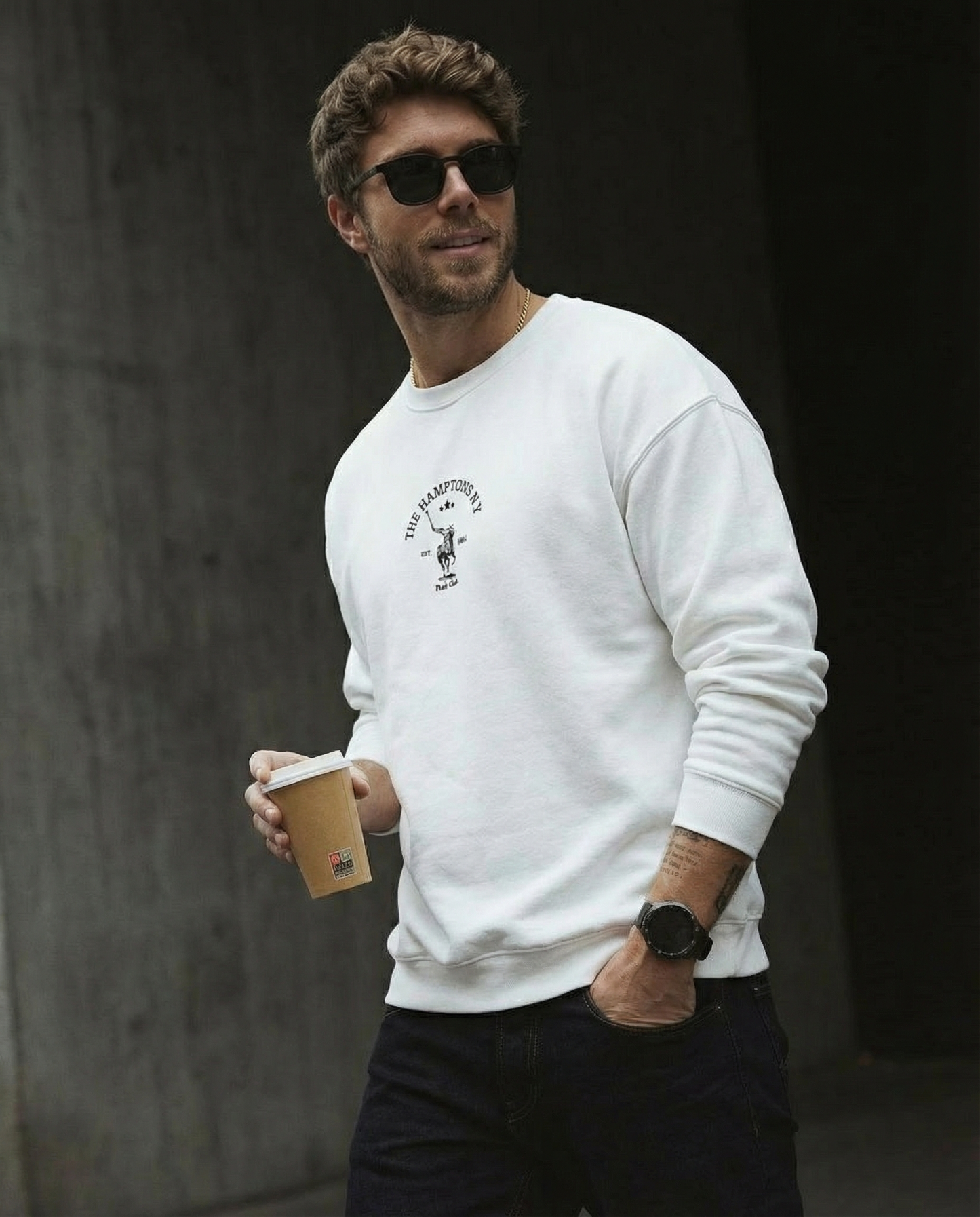 The Hamptons New York Polo Club Embroidered men Premium Sweatshirt - Jhonnybgoods
