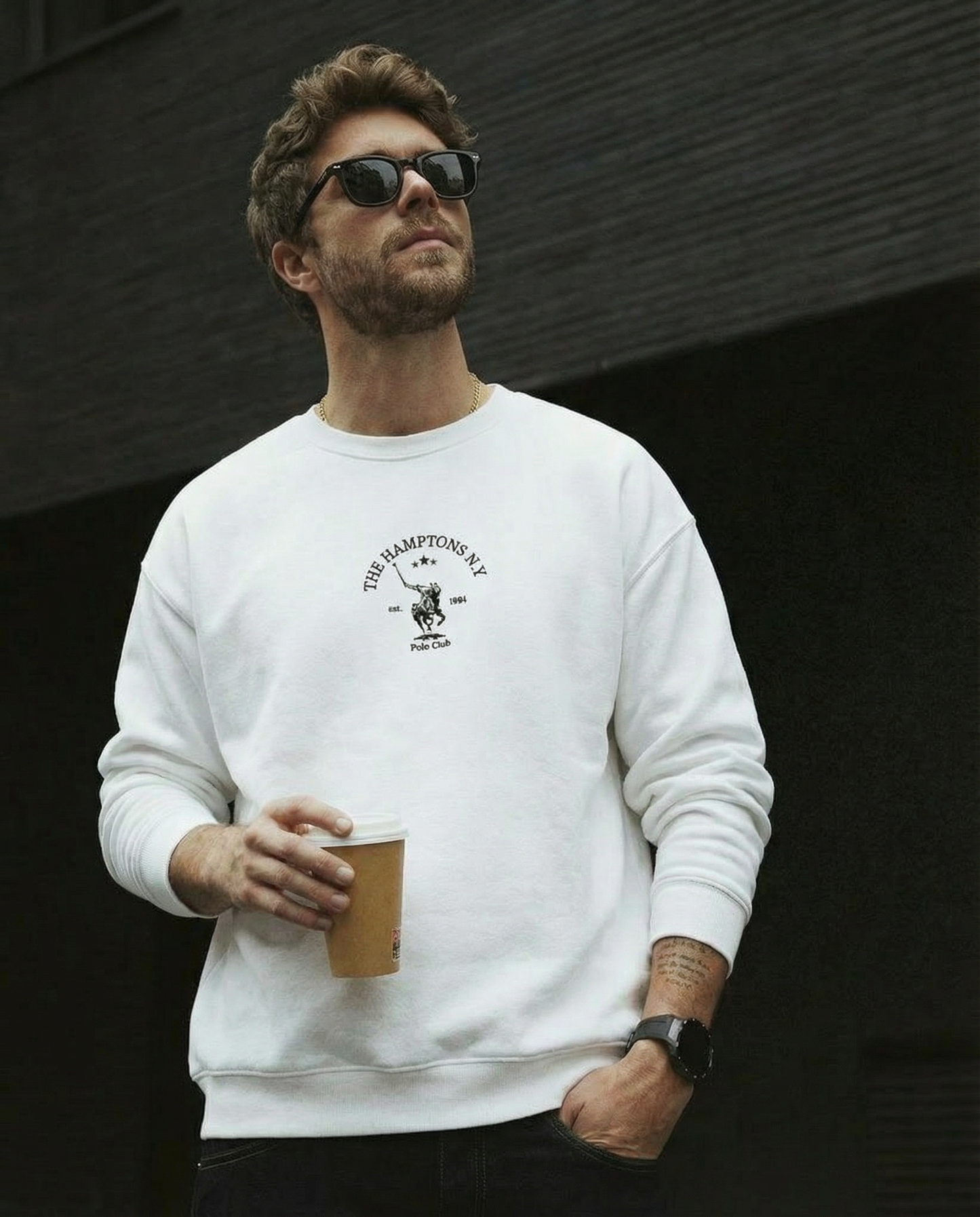 The Hamptons New York Polo Club Embroidered men Premium Sweatshirt - Jhonnybgoods