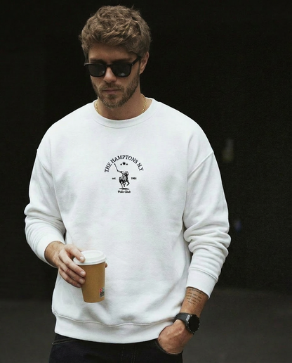 The Hamptons New York Polo Club Embroidered men Premium Sweatshirt - Jhonnybgoods