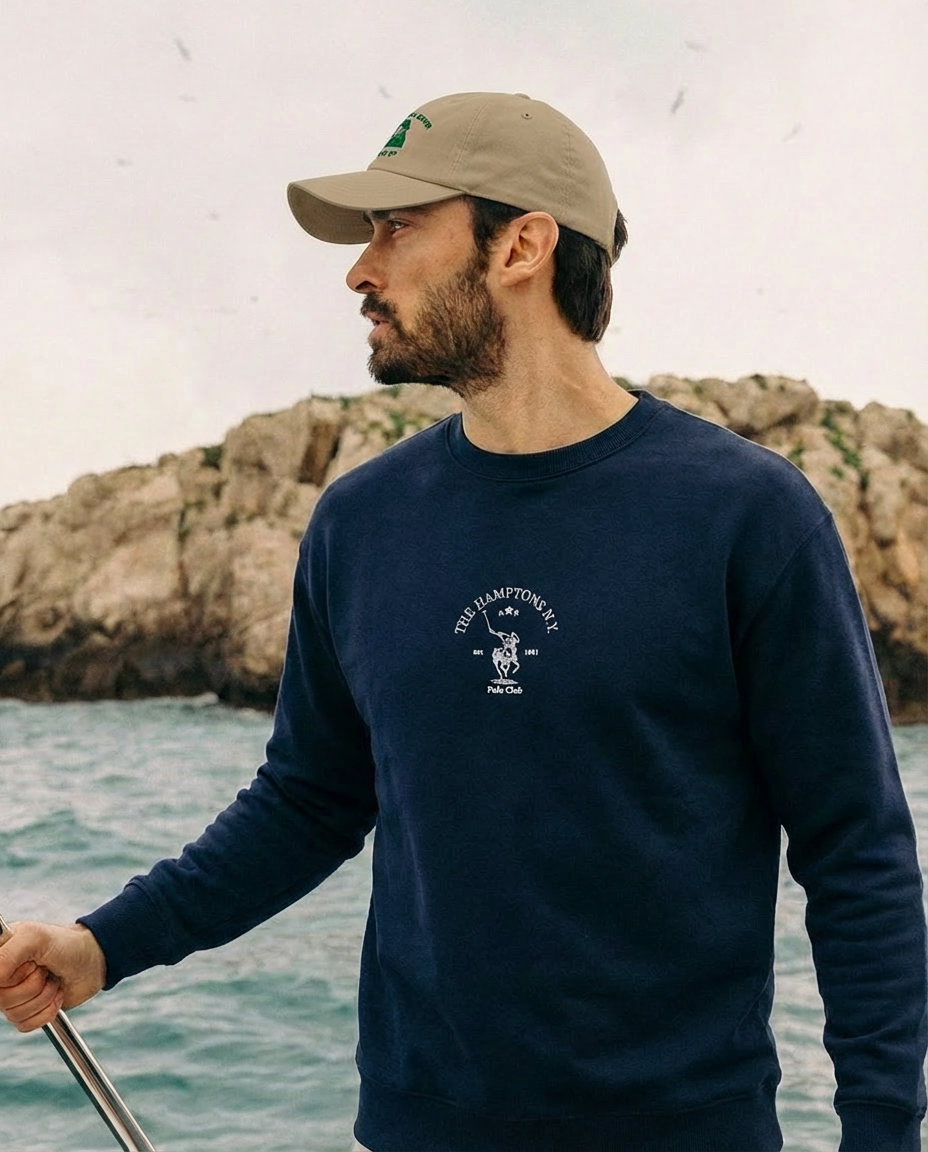 The Hamptons Polo Club Embroidered Unisex Premium Sweatshirt - Jhonnybgoods