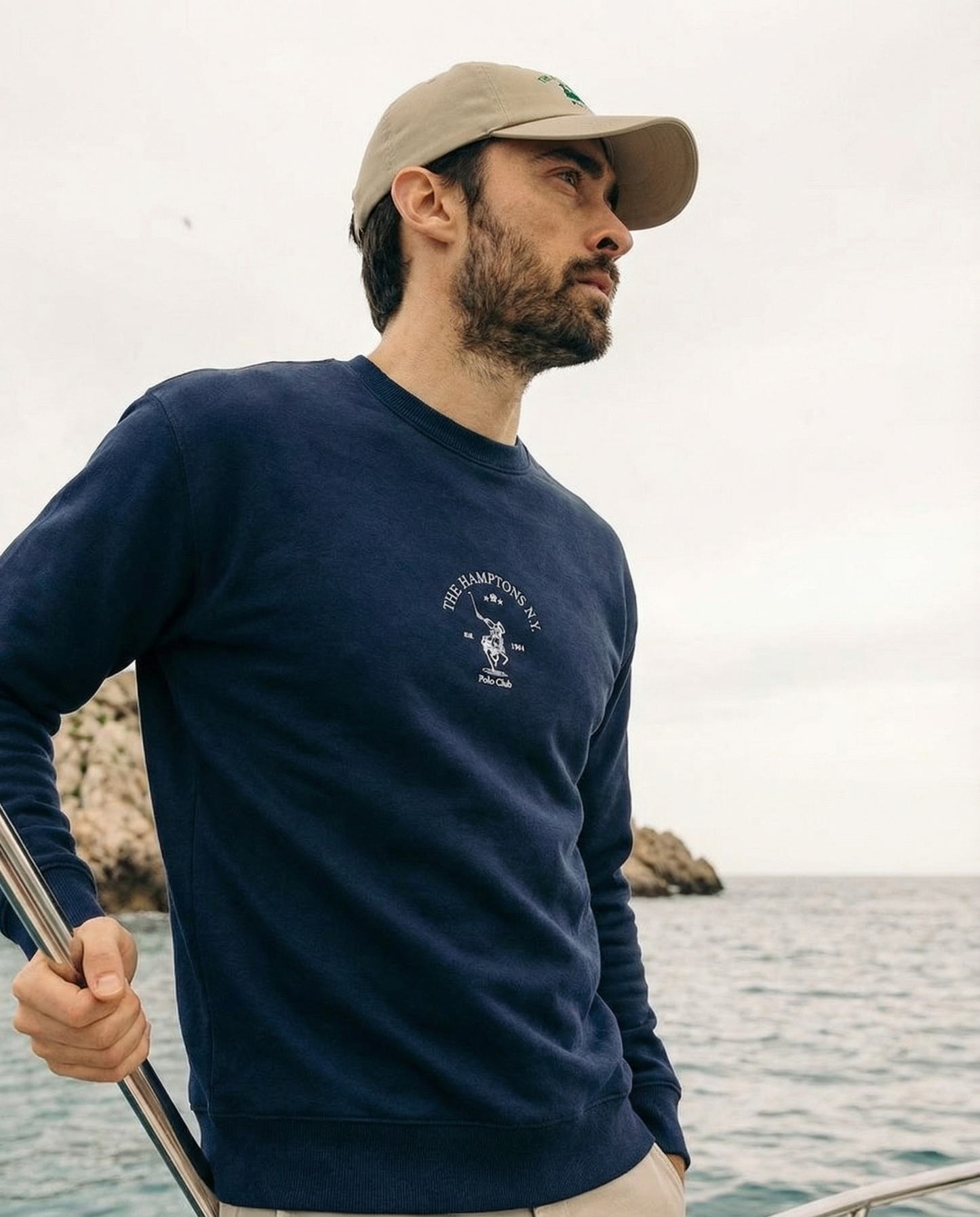 The Hamptons Polo Club Embroidered Unisex Premium Sweatshirt - Jhonnybgoods